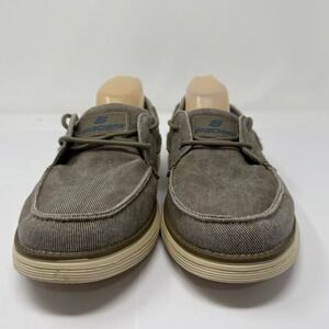 Skechers Relaxed Fit Wide Fit Moccasin Casual Boat Shoes Mens Size 9.5